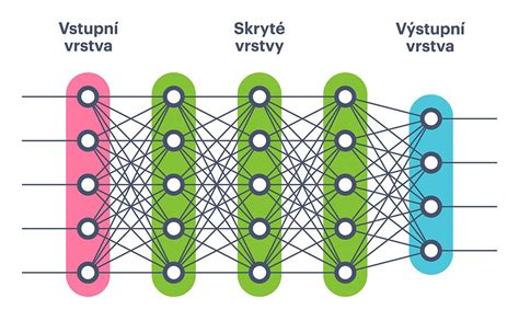 Schéma neuronové sítě