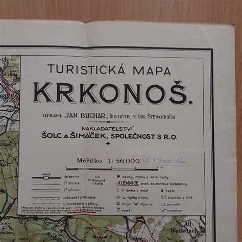 Mapa Krkonoš