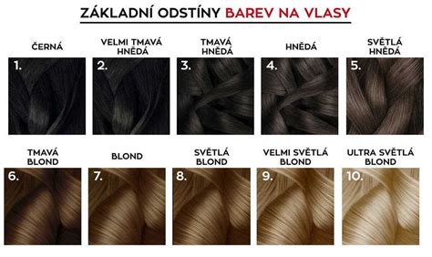 Rozdělení barevných typů pro výběr barvy vlasů