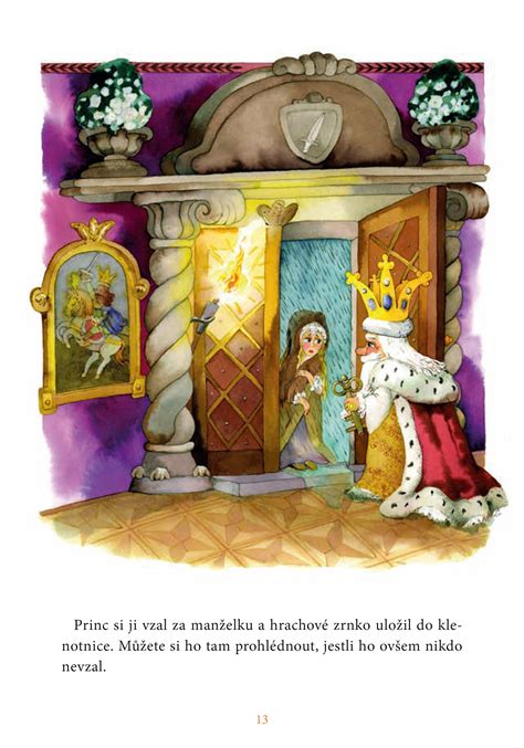 Ilustrace z dětské knihy s pohádkovými postavami v přírodě