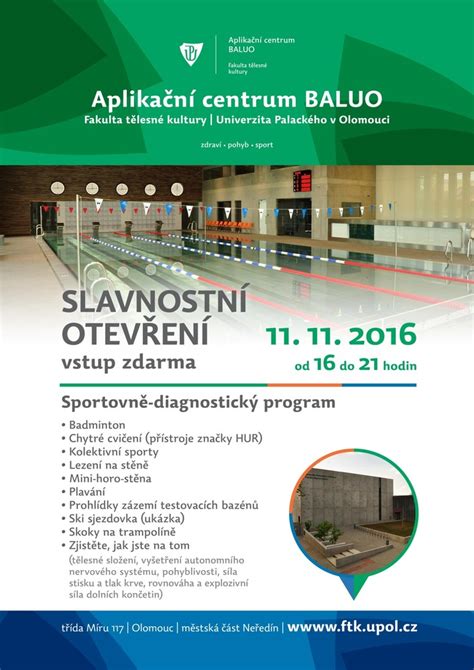 Vybavení Aplikačního centra BALUO
