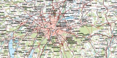 Mapa Mnichova
