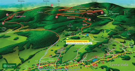 Mapa Rychlebských stezek