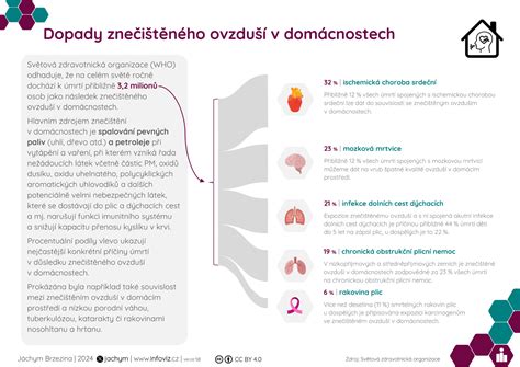 Infografika o kvalitě ovzduší v domácnostech