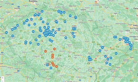 Mapa protestů v České republice