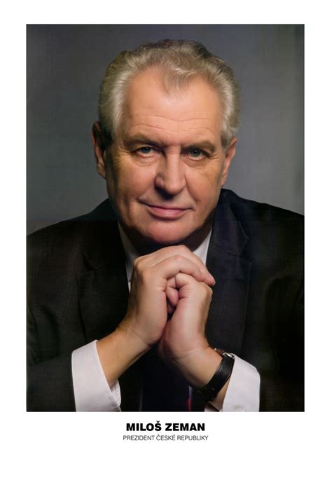 Portrét Miloše Zemana