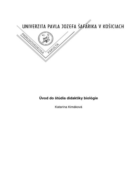 Schéma interdisciplinárního studia Didaktiky biologie