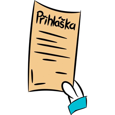 Ilustrace procesu podávání přihlášky na vysokou školu