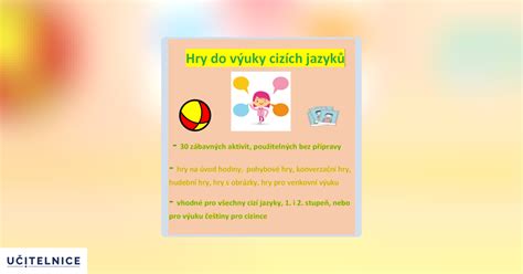 Ilustrace principů výuky cizích jazyků