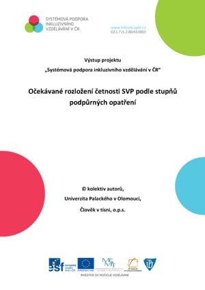 Schéma stupňů podpůrných opatření pro žáky se speciálními vzdělávacími potřebami