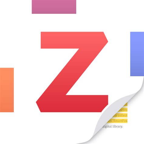 Screenshot aplikace Zotero