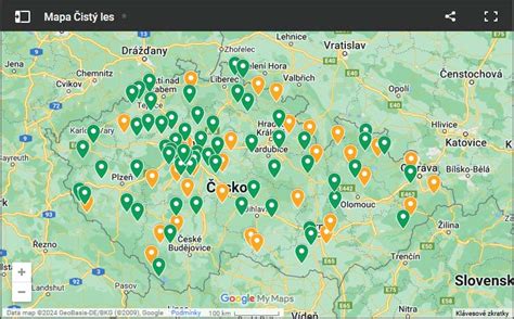 Interaktivní mapa programů Erasmus+
