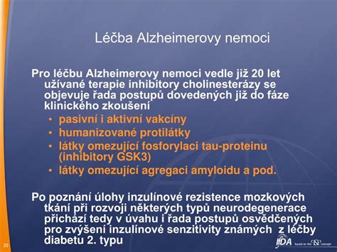 Léčba Alzheimerovy nemoci