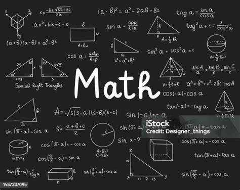 matematická formule na tabuli
