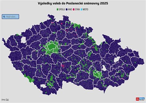 Mapa obce Sklené