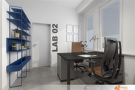 Interiér laboratoře stavebních hmot