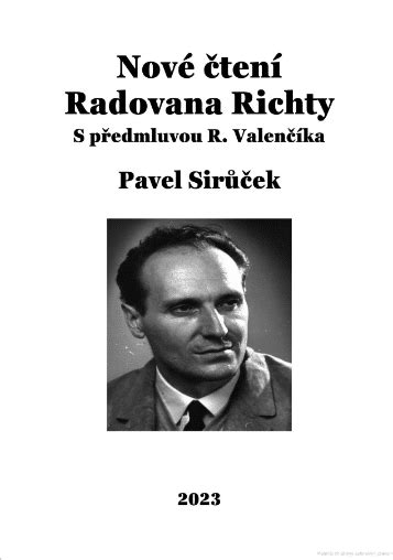 Portrét Radovana Richty