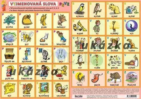 Ilustrace vyjmenovaných slov