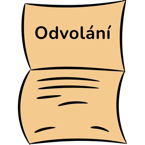 Ilustrace procesu odvolání na střední školu