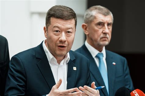 Tomáš Petříček s Andrejem Babišem