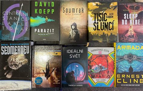 obálky sci-fi a fantasy knih