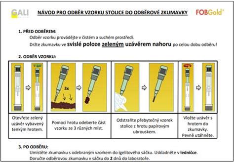 odběr stolice
