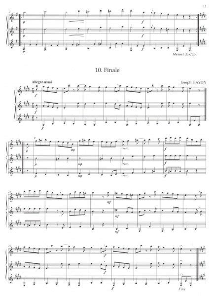Partitura klasické hudby