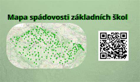 Mapa spádových obvodů mateřských škol