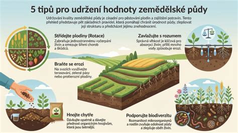 Infografika o zdraví půdy