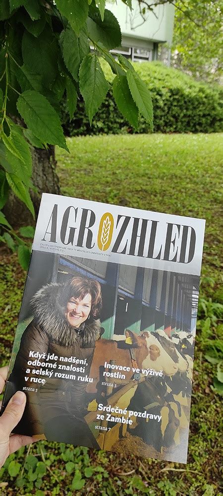 Ukázka časopisu AgRozhled