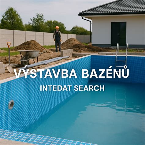 Vizualizace různých typů bazénů