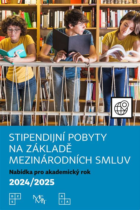 Infografika s přehledem mezinárodních stipendijních programů