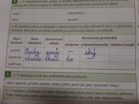 ukázka cvičení z pracovního sešitu geometrie