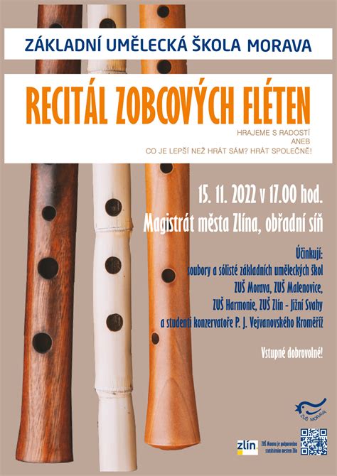 Ukázka různých typů zobcových fléten