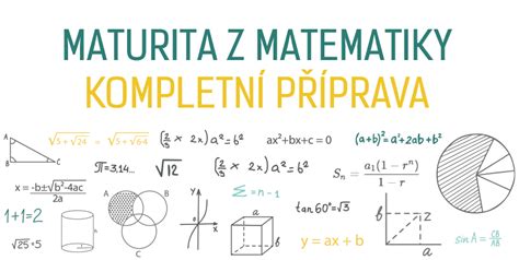 Ilustrace studenta učí se na maturitu z matematiky