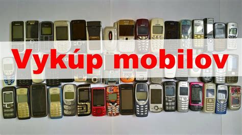 Ilustrace různých mobilních telefonů v průběhu času