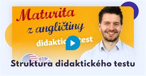 Struktura didaktického testu z angličtiny