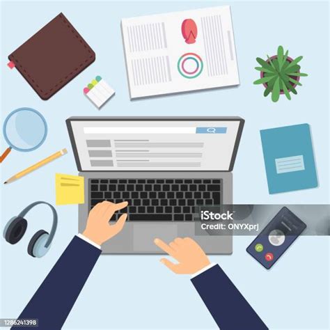 Ilustrace studenta pracujícího na individuálním studijním plánu