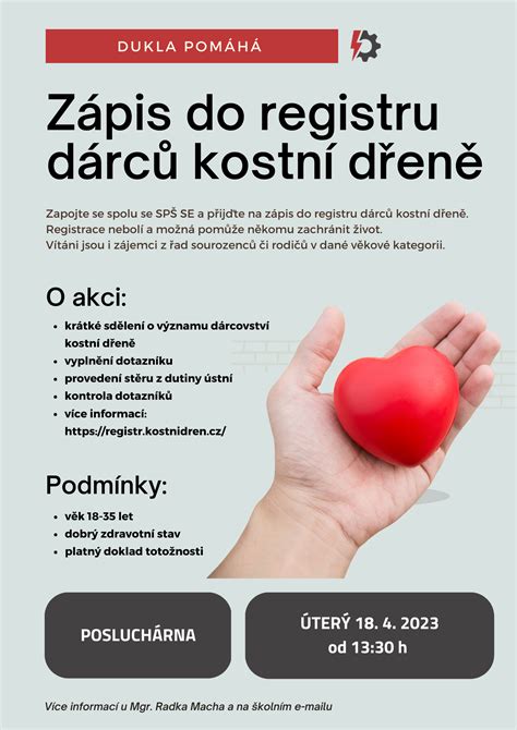 symbolické znázornění dárcovství kostní dřeně