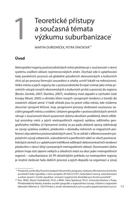 Témata výzkumu Lenky Kučírkové