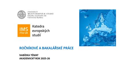 Seznam témat bakalářských prací