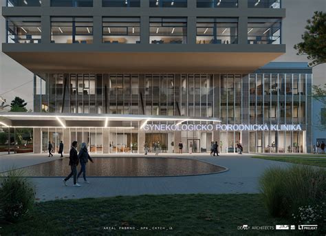 Architektonické vizualizace nové budovy NTK