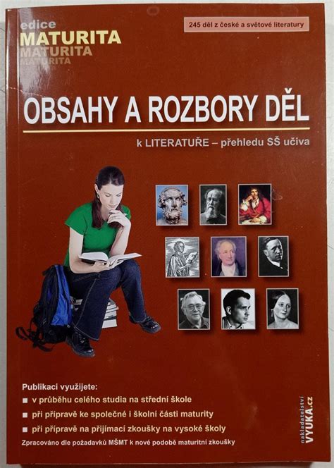 obálka knihy s obsahy a rozbory děl