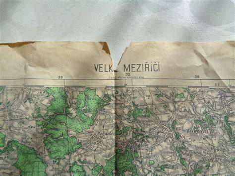 Mapa Velkého Meziříčí s vyznačenými kulturními akcemi
