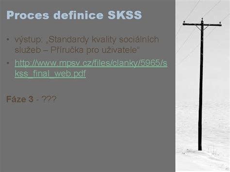 Grafika znázorňující klíčové oblasti standardů kvality sociálních služeb