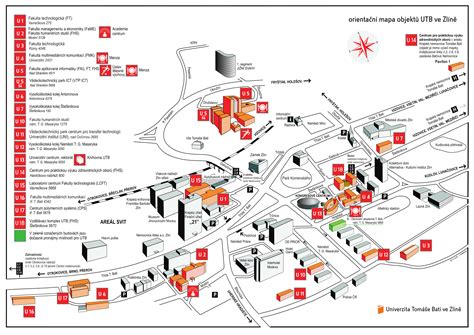 Mapa s vyznačením sídla Fakulty managementu