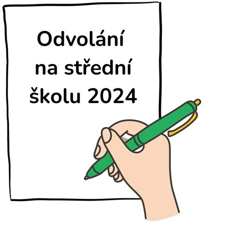 proces odvolání po přijímacích zkouškách