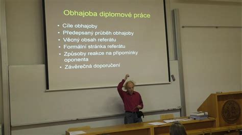 schéma procesu obhajoby diplomové práce