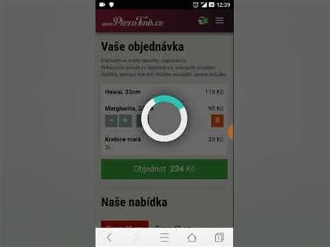 objednávka jídla přes internet