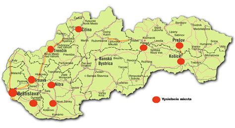 mapa Šumperku s vyznačenými středními školami